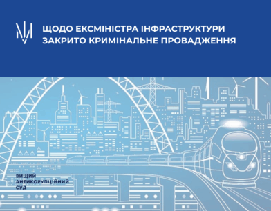 Щодо ексміністра інфраструктури закрито кримінальне провадження Щодо ексміністра інфраструктури закрито кримінальне провадження