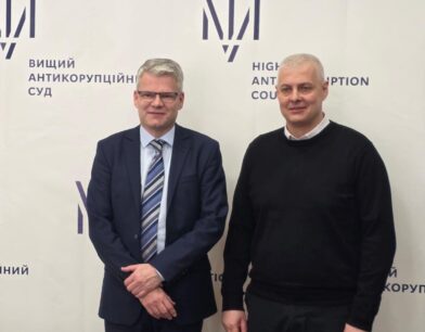 Голова ВАКС Ігор Строгий зустрівся з керівником Антикорупційної ініціативи ЄС Алланом Пагом Крістенсеном